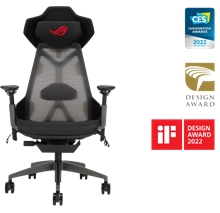 ASUS herné kreslo ROG Destrier Ergo Gaming Chair (SL400), čierná