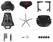 ASUS herné kreslo ROG Destrier Ergo Gaming Chair (SL400), čierná