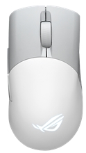 ASUS myš ROG KERIS WIRELESS AIMPOINT WHITE (P709), RGB, Bluetooth, biela