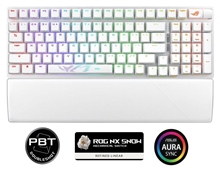 ASUS klávesnica ROG STRIX SCOPE II 96 WL WHITE/NXSW/US/PBT