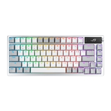ASUS klávesnice ROG AZOTH Moonlight White, mechanická, Bluetooth, US, bílá