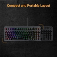 ASUS TUF Gaming K3 GEN II klávesnice, mechanická, CZ/SK, šedá