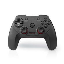 Nedis - Gamepad, bezdrátový, černý