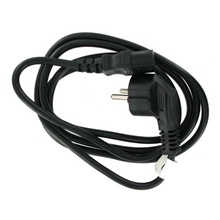 4World Napájací kábel 3pin 1.8m Black