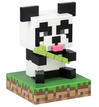 Minecraft lampička - Panda s bambusem na bloku
