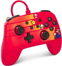 PowerA Enhanced drátový herní ovladač - Speedster Mario (SWITCH)