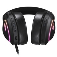 ASUS sluchátka ROG DELTA II, Bezdrátové 2.4GHz, ARGB, černá