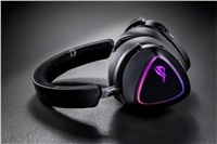 ASUS sluchátka ROG DELTA II, Bezdrátové 2.4GHz, ARGB, černá