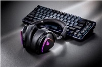 ASUS sluchátka ROG DELTA II, Bezdrátové 2.4GHz, ARGB, černá