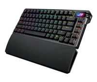ASUS Klávesnice ROG Azoth Extreme, Mechanická, Bezdrátová BT, RF 2.4GHz, US, černá