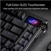 ASUS Klávesnice ROG Azoth Extreme, Mechanická, Bezdrátová BT, RF 2.4GHz, US, černá