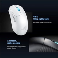 ASUS Herní myš ROG Harpe Ace Mini, Bezdrátová BT, RF 2.4GHz, bílá