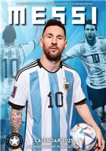 Nástěnný kalendář 2025: Lionel Messi (A3 420 x 297 mm)