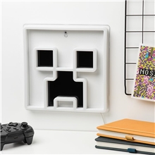 Minecraft Creeper LED neonové svetlo na zeď (25 cm)