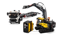 LEGO® Technic 42175: Nákladní auto Volvo FMX a elektrický bagr Volvo EC230