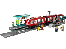 LEGO® City 60423: Tramvaj a zastávka v centru města