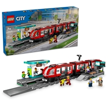 LEGO® City 60423: Tramvaj a zastávka v centru města