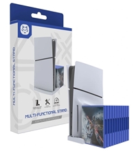 Stojan so slotmi na disky pre PlayStation 5 Slim - biely (PS5)