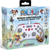 Ovládač Konix One Piece White (SWITCH/PC)
