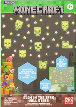 Minecraft sada dekorativních svítících samolepek (208 kusů)