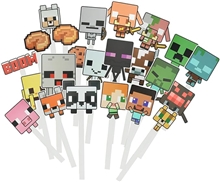 Minecraft sada fotografických rekvizit (58 ks)
