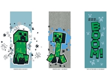 Dětské ponožky Minecraft: Boom set 3 párů (vel. 35/38)
