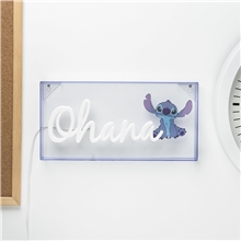 LED lampička Paladone Disney: Stitch - Ohana Neon