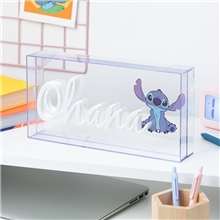 LED lampička Paladone Disney: Stitch - Ohana Neon