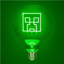 Žárovka Minecraft Creeper - LED Neon