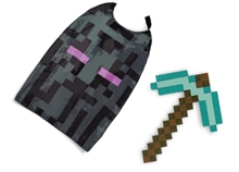 Minecraft kostým pro děti - krumpáč a kápě