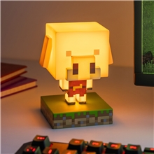 Dekorativní svítící plastová figurka Minecraft - Piglin (výška 12 cm)