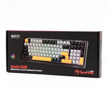 Marvo SOLDAT S50B, klávesnice US, herní, drátová (USB), černá