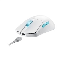 BAZAR ASUS myš ROG Harpe Ace Aim Lab Edition, Bluetooth, bílá (ROZBALENO, PLNÁ ZÁRUKA)