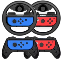 Joycon Grip & Wheel 4 in 1 - Black (SWITCH)