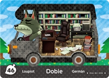 Nintendo Animal Crossing: New Leaf - Welcome Amiibo Card - Dobie (46/50)