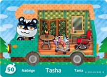 Nintendo Animal Crossing: New Leaf - Welcome Amiibo Card - Tasha (50/50)