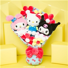 Plyšová kytica Hello Kitty And Friends: Celebration (30 cm)