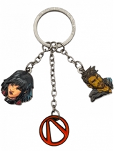 Kľúčenka GLO Borderlands 4 - Vex & Rafa