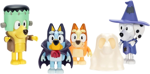 Figúrky Bluey 4-Pack - Halloween
