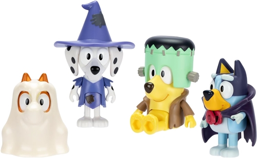 Figúrky Bluey 4-Pack - Halloween