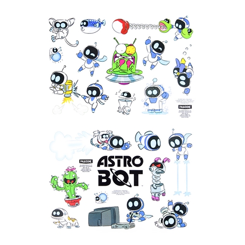 Samolepky na elektroniku Astrobot