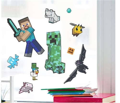 Nálepky na okná - Minecraft