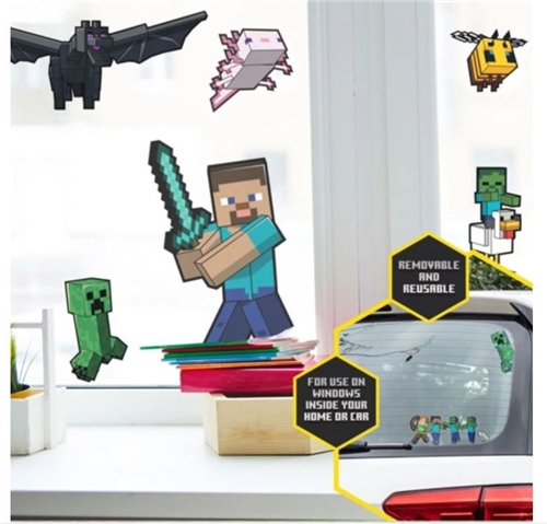 Nálepky na okná - Minecraft