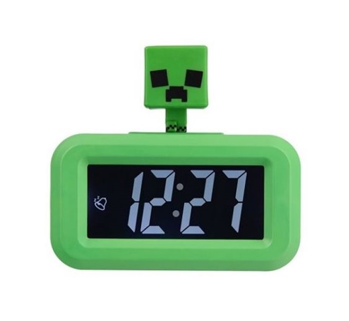 Mini budík - Minecraft Creeper