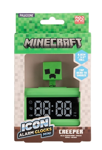 Mini budík - Minecraft Creeper
