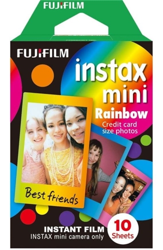 FujiFilm Instax Mini Rainbow Film - 10 kusov
