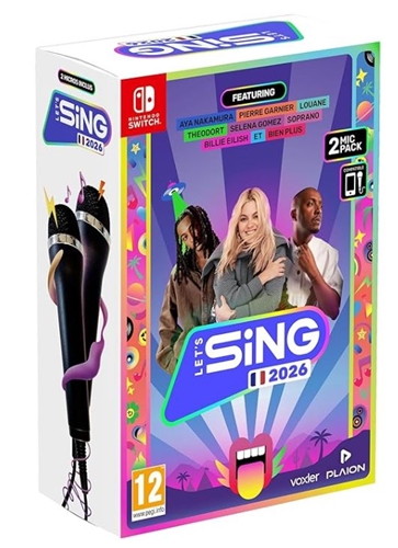 Let's Sing 2026 (Switch) + 2 mikrofóny