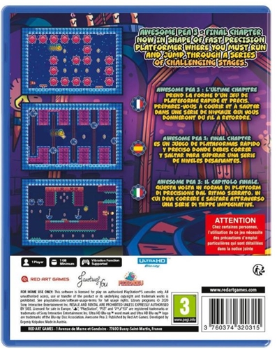 Awesome Pea 3 (PS5)