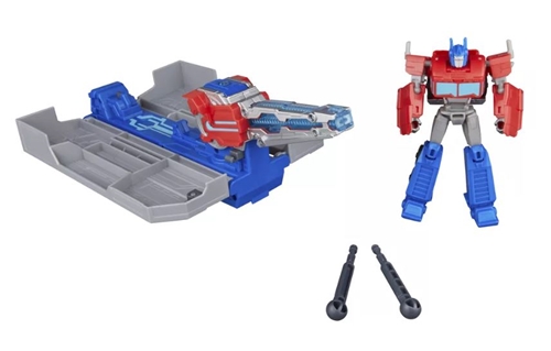 Hasbro Transformers Nákladné auto do hracej sady: Earthspark - Optimus Prime Bojový príves (G0750)