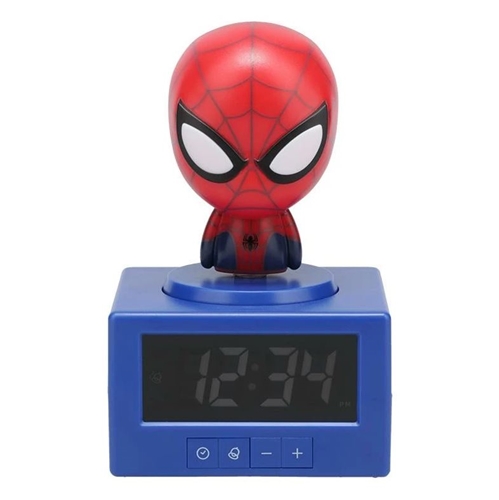 Budík s nočným svetlom Marvel Spider-Man Icon Alarm Clock (15 cm)